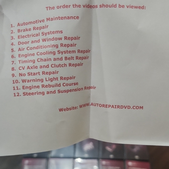 Auto Repair DVD Expert Video Lessons - Picture 3 of 3